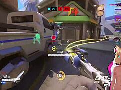 Vtuber Lewdneko Plays Overwatch And Receives Spanking Punishment