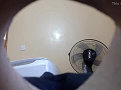 Beautiful Asian woman caught on hidden camera showing her nice ass