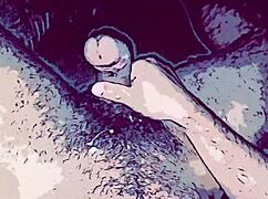 Gay animation fucks passive slut's mouth with big thick cock