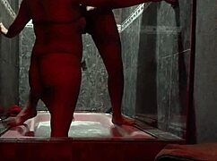 老哥我在按摩浴缸里舔爆她！