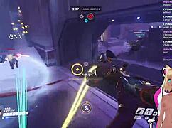 Vtuber Lewdneko Plays Overwatch And Receives Spanking Punishment