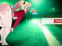 harley quinn fucking the joker in this hentai parody 😈