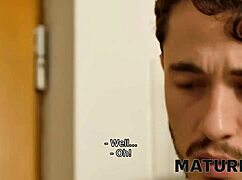 Mature4k Blonde European Tricks Neighbor With Shaved Pussy. Sexy Mature Seduction.