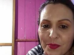 want to see me suck this monster cock before fucking her big brazilian pussy