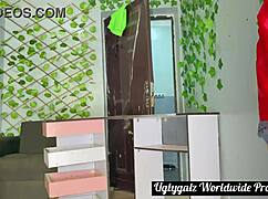 Lady in red looks stunning with her tattoo