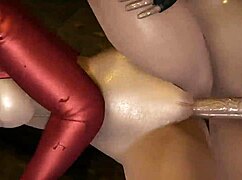 Futa Resident Evil - Claire Redfield takes a creampie from Jill Valentine in 3D