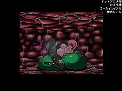 祭祀竞技场动画混战场景