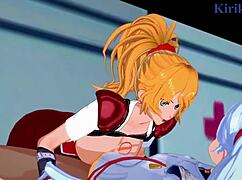 oh man, i dunno how to say this... setsuko ohara, excellen browning, ruri hoshino in crazy futanari sex! super robot wars z & impact hentai got me shook!