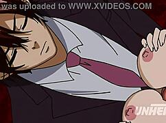 火辣大胸女仆在无码变态动画中喂奶给老板，超野！