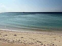 PISSED ON Girl at Public Beach - Total Shock