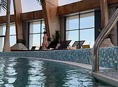 pickup at aquapark leads to quick encounter in locker room