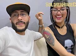 wow, tattooed beauty’s deepthroat blowjob kicks off porn career!