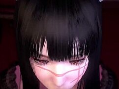 电锯人狂野3D动漫锁链捆绑猛干