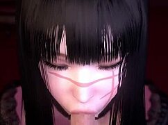 3D animated porn: Chainsaw Man gets tied up and fucked by a hot woman