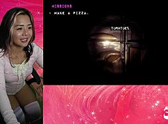 chiku's big tits are chasing me in this hentai game