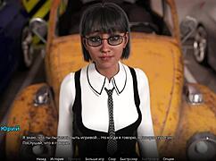 Wow, check out this hot milf kissing and fucking in a car scene!