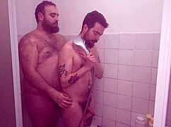 Fucking bareback in the shower teaser