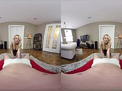 lovely fetish babe nikky dream becomes your slut in bathroom vr video
