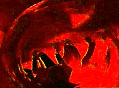 visual gay satanic dildo-fisting cum shot video, watch it unfold