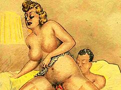 Vintage erotic drawings bring classic sensual art to life with detailed charm.