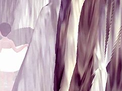 Anime girl tries mixed bath in secret hot spring.