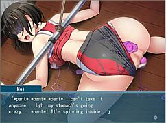 Cosplay girl's kinky training continues with more toys