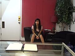 angie undergoes her main casting interview