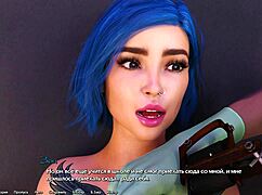 3D game with big-boobed and nipple-sporting babes in doggy style action