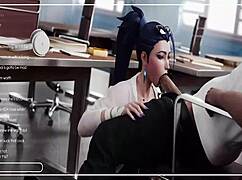 naughty student kaisa gets disciplined by three huge cocks outdoors