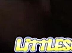 Teen in braces rubs in public, little summer babe