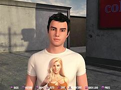 Naughty redhead wants my big white cock in College Kings!