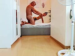 She escaped the city on a jet ski to the beach, where her tight pussy gets filled with cum.