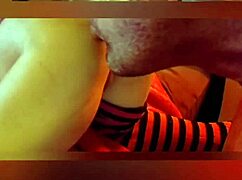 Luvs2cumm69’s big cock penetrates blonde sex doll in doggy style position