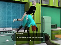 danny phantom bangs his mom in sims 4. bent over hentai action is unreal! 🔥