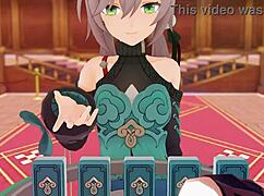 I love watching Qingque fuck Jing Yuan passionately in this 3D anime scene