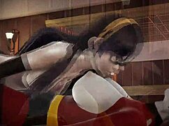 Incredibles Double Futa Action! Violet Parr Creampied by Helen in Wild 3D Porn!