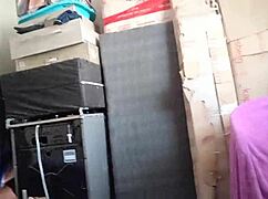 In the warehouse, I gave Sabrina that creamy surprise with her curvy latina body 😏🍶