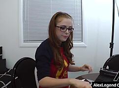 Alex Legend Gets Ridden By Redhead Penny Pax's Tight Asshole