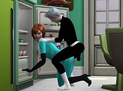 Danny Phantom has some hot and steamy action with his mom in this adult game