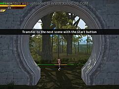 Bandit king in hentai game shows off naked kink in Journey to the West