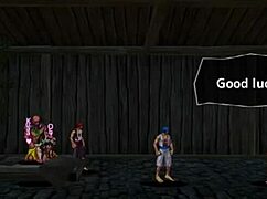Bandit king in hentai game shows off naked kink in Journey to the West