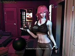 3D adult cartoon with big tits and hot action