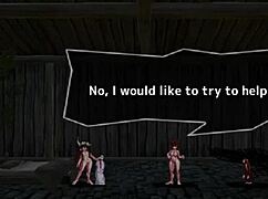 Bandit king in hentai game shows off naked kink in Journey to the West