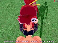 Yoko Littner in POV promo for Gurren Lagann.