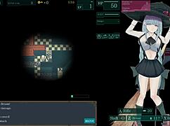 Sexy witch in Lisavile dungeon RPG game - Hentai game