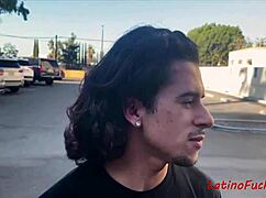 Wow! This brunette Latin teen takes on gay sex for cash without hesitation