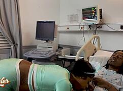 mia mercy, the ebony nurse, took my sample at hospital. it felt wild.