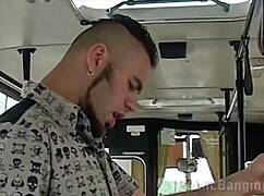 Extreme Risky Sex by Couple on Public Transport