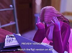 Hey, wanna see this 3D hentai preview with naughty nerd action?