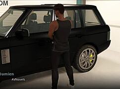 sexy foursome with gorgeous teens riding big cocks